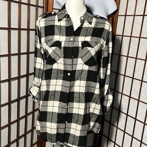 Express Boyfriend Plaid Flannel